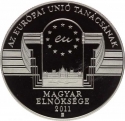 3000 Forint 2011, KM# 828, Hungary, Presidency of the Council of the European Union, Hungary