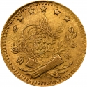 1 Tilla 1897-1899, KM# 821, Afghanistan, Abdur Rahman Khan the Iron Amir