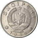 1 Lek 1988, KM# 74, Albania