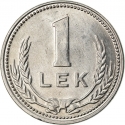 1 Lek 1988, KM# 74, Albania