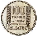 100 Francs 1949, KM# PE3, Algeria