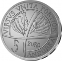 5 Euro 2018, KM# 560, Andorra, 25th Anniversary of the Constitution of Andorra