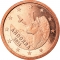 1 Euro Cent 2014-2023, KM# 520, Andorra