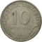 10 Centavos 1950, KM# 44, Argentina, 100th Anniversary of Death of José San Martin