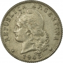 20 Centavos 1896-1942, KM# 36, Argentina