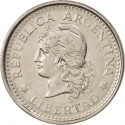 50 Centavos 1957-1961, KM# 56, Argentina