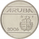 25 Cents 1986-2016, KM# 3, Aruba, Beatrix, Willem-Alexander