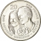 20 Cents 2011, KM# 1566, Australia, Elizabeth II, Wedding of Prince William and Catherine Middleton