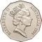 50 Cents 1994, KM# 257, Australia, Elizabeth II, International Year of the Family