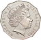 50 Cents 2002, KM# 602, Australia, Elizabeth II, Year of the Outback