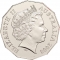 50 Cents 2008, KM# 1062, Australia, Elizabeth II, 25th Anniversary Australia's Win of the America's Cup