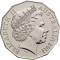 50 Cents 2011, KM# 1567, Australia, Elizabeth II, Wedding of Prince William and Catherine Middleton