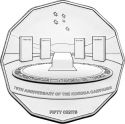 50 Cents 2012, KM# 1855, Australia, Elizabeth II, 70th Anniversary of Kokoda Trail