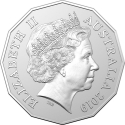 50 Cents 2019, Australia, Elizabeth II, 90th Anniversary of The Ghan