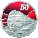 50 Cents 2019, Australia, Elizabeth II, 90th Anniversary of The Ghan