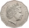 50 Cents 2001, KM# 553, Australia, Elizabeth II, 100th Anniversary of Federation, Australian Capital Territory