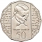 50 Cents 1995, KM# 294, Australia, Elizabeth II, 50th Anniversary of WWII End, Edward 