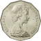 50 Cents 1982, KM# 74, Australia, Elizabeth II, Brisbane 1982 Commonwealth Games