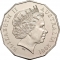 50 Cents 2001, KM# 557, Australia, Elizabeth II, 100th Anniversary of Federation, Victoria