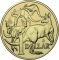 1 Dollar 2000-2019, KM# 489, Australia, Elizabeth II, 2015: Ampelmann privy mark