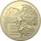 1 Dollar 2022, Australia, Elizabeth II, The Great Aussie Coin Hunt 3, E - Echidna