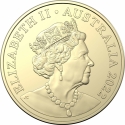 1 Dollar 2022, Australia, Elizabeth II, The Great Aussie Coin Hunt 3, N - Nullabor Plain