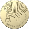 1 Dollar 2019, Australia, Elizabeth II, The Great Aussie Coin Hunt, O - Outback
