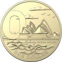 1 Dollar 2021, Australia, Elizabeth II, The Great Aussie Coin Hunt 2, O - Sydney Opera House