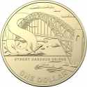 1 Dollar 2021, Australia, Elizabeth II, The Great Aussie Coin Hunt 2, S - Sydney Harbour Bridge