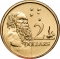 2 Dollars 1988-1998, KM# 101, Australia, Elizabeth II