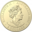 2 Dollars 2021, Australia, Elizabeth II, Lest We Forget, Indigenous Military Service