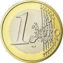 1 Euro 2002-2007, KM# 3088, Austria