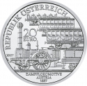 20 Euro 2007, KM# 3149, Austria, Austrian Railways, Emperor Ferdinand Northern Railway