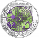 25 Euro 2025, Austria, Silver Niobium Coin, Digitisation