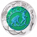 25 Euro 2014, KM# 3227, Austria, Silver Niobium Coin, Evolution