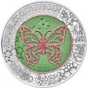 25 Euro 2017, KM# 3272, Austria, Silver Niobium Coin, Microcosm