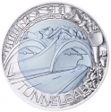 25 Euro 2013, KM# 3217, Austria, Silver Niobium Coin, Tunneling