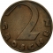 2 Groschen 1925-1938, KM# 2837, Austria