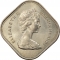 15 Cents 1966-1970, KM# 5, Bahamas, Elizabeth II