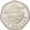 1 Dollar 1973-1986, KM# 14.1, Barbados, Elizabeth II