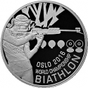 1 Ruble 2016, Belarus, 2016 Biathlon World Championship in Oslo