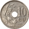 10 Centimes 1911-1929, KM# 85, Belgium, Albert I