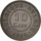 10 Centimes 1915-1917, KM# 81, Belgium