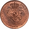 2 Centimes 1833-1865, KM# 4, Belgium, Leopold I