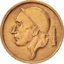 20 Centimes 1954-1960, KM# 147, Belgium, Baudouin