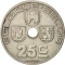 25 Centimes 1938-1939, KM# 114, Belgium, Leopold III