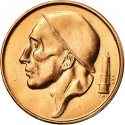 50 Centimes 1956-2001, KM# 149, Belgium, Baudouin