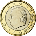 1 Euro 2007, KM# 245, Belgium, Albert II