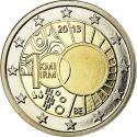 2 Euro 2013, KM# 323, Belgium, Philippe, 100th Anniversary of Royal Meteorological Institute