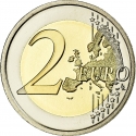 2 Euro 2009, KM# 282, Belgium, Albert II, 10th Anniversary of the European Monetary Union and the Introduction of the Euro